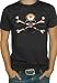 Alchemy Gothic Skull and Crossbones T-Shirt (Black)