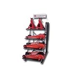 Best Buy American Forge (INTDISPLAY2) Professional Duty Floor Jack Display with 2 of each of the 2 Ton, 3-1/2 Ton Single Pump and 3-1/2 Ton Double Pump Floor Jacks