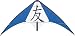 Sports : HQ Leichtwind-Lenkdrachen Tattoo II "Blau-Weiss"