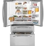 GE PGSS5RKZSS 24 8 cu ft Stainless Steel French Door Refrigerator