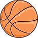 Basketball Car Magnet
