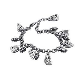 Brighton Collectibles Brazilian Heart Charm Bracelet