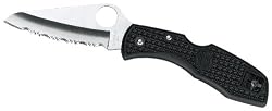 Spyderco Salt I Serrated Edge H-1 Steel Knife