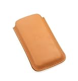 Lucrin - Etui pour iPhone 4 avec languette - cuir de vachette lisse