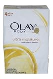 Body Ultra Moisture White Bar Olay For Women 4x4.25 Ounce Soap Creamy Lather Cleansing