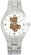 Plain Teddy - Bear Animal - WATCHBUDDY&reg; DELUXE STAINLESS STEEL WATCH - Small Size (Standard Women's Size)