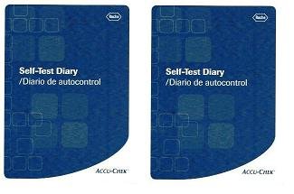 Accu Chek Glucose LogBook (2books) Sold By Diabetic Corner