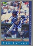 Rob Butler, Syracuse Skychiefs - Blue Jays Affiliate Autographed Card