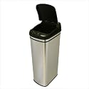 Touch-Free Stainless Steel 13-Gallon Trash Can