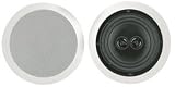 Bic America M-SR8D 200-WATT 2-WAY Dual Voice Coil In-ceiling Speaker, Single