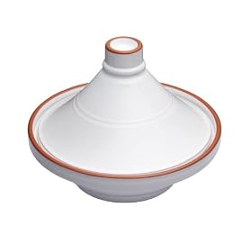 Kitchen Craft 28 cm Ceramic Molten Tagine, White