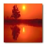 IMAGE OF Ceramic Coaster Set - 4 pcs - Designer Coasters: Nature/Scene/ Scenery - (CCNA-199)