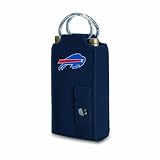 NFL Buffalo Bills Metro Brunello Insulated Neoprene Two-Bottle Wine Tote with Corkscrew, Navy