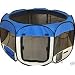 Doggie Crates - Pet Travel, Indoor or Outdoor Dog Cat Puppies Kitten Play Yard *Royal Blue* *Small*