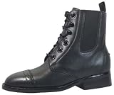 Smoky Mountain Kids Leather Lace Paddock Boot with Elastic Gores