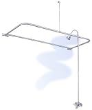 Add-a-Shower with D Curtain Rod