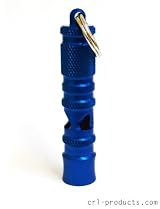 Tactical Whistle - Aluminum, Blue