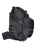 Molle 3 Day Assault Backpack Pack + SHOULDER BAG – Black
