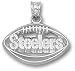 Pittsburgh Steelers Solid Sterling Silver ''STEELERS'' Pierced Football Pendant