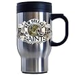 New Orleans Saints Stainless Steel 18 oz Beverage Travel Mug - NFL Football Fan Shop Sports Team Merchandise
