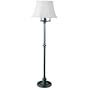 House Of Troy N603-OB Newport Collection Portable 66-Inch Six-Way Floor Lamp, Oil Rubbed Bronze with White Softback Shade