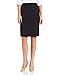 Calvin Klein Women's Straight Fit Suit Skirt, Navy, 8