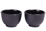 2er SET Gusseisen Tassen - Teetassen - Kaffeetassen