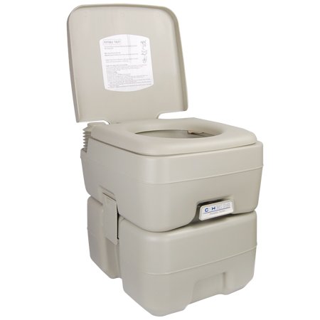 Deluxe 5 Gallon Portable Camping Hiking Walking Outdoor Traveling Outdoor Toilet Potty