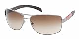 Prada Sport PS54IS GunMetal/Brown Gradient Sunglasses (PS54IS-5AV6S1-65-14-125)