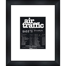 AIR TRAFFIC UK Tour 2007 - Framed Original Advert