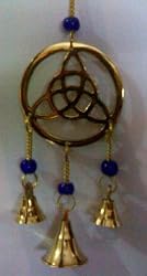 Brass Celtic Chime 3.5" plus chain to hang-17294