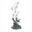 Silver Dolphin Statue