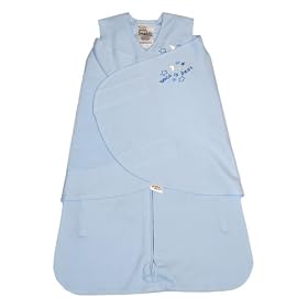 Halo Innovations Halo Sleepsack Swaddle Cotton Sleepsuits (Blue, 3 - 6 Months)
