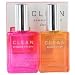 CLEAN VARIETY by Dlish Gift Set for WOMEN: 2 PIECE VARIETY SET-SUMMER FUN DUO- INCLUDES SUMMER ESCAPE & SUMMER LINEN BOTH ARE EAU FRAICHE SPRAYS .50 OZ EACH
