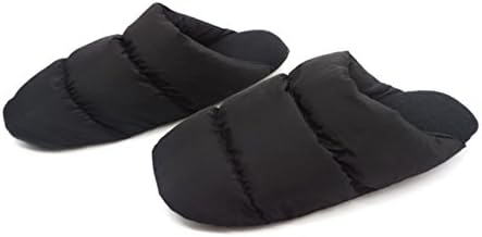 Deecoo Premium Cotton Warm Indoor House Winter Slipper (7.5-8.5 D(M) US, A: Black)