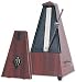 Wittner Standard Wood Case Metronome with Bell, Mahogany