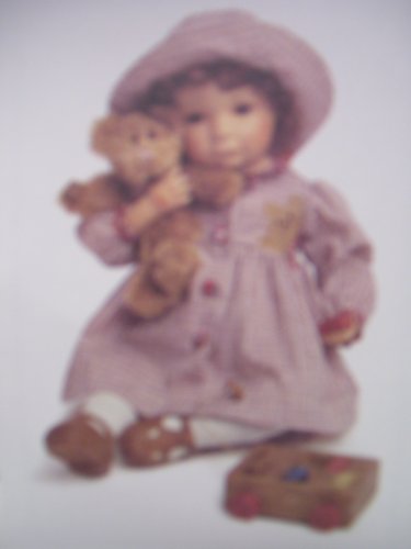 Boyds Bears Little Girls & Boyds Doll Darcie with Blueprint...Building Dreams Porcelain Doll Set