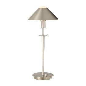 Holtkoetter 6504 SN Halogen Table Lamp, Satin Nickel by Holtkoetter