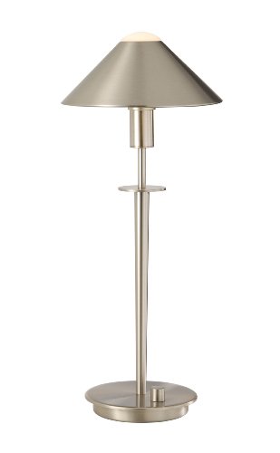 Holtkoetter 6504 SN Halogen Table Lamp, Satin Nickel