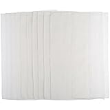 Gerber Birdseye 3-Ply Prefold Cloth Diapers, White, 10 Count
