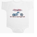 Blue Chop (Front) Baby Ultrasoft Onesie