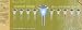 UKayed Chrome Finish Blue LED Solar Powered Garden Lights - Extra Value Pack of 10