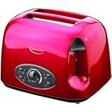 Betty Crocker Appliances BR-602U Red 2-Slice Toaster