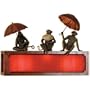 Maitland-Smith Three Monkey Vanity Bath Light