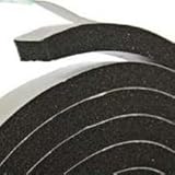 Frost King R338H Sponge Rubber Foam Tape 3/16-Inch, Black