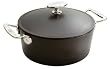Lodge Signature 7-Quart Seasoned Cast-Iron Dutch Oven with Stainless-Steel Handles