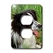 Dogs Border Collie - Border Collie - Light Switch Covers - 2 plug outlet cover