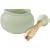 Curvo Stoneware Sage Mortar & Pestle 15cm x 9cm