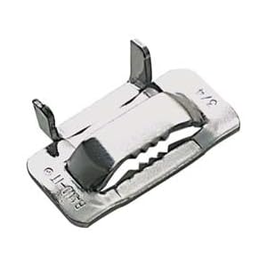 Made in USA SLCOX0541S 5\8 X 100 Pcs Premium Prem Ss Banding Buckles by 