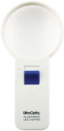 3-Inch Round LED Magnifier 4X